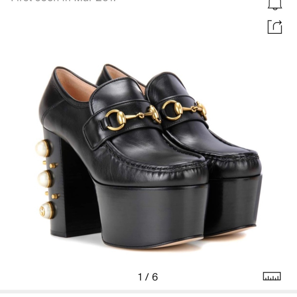 Gucci Vegas Leather Platforms